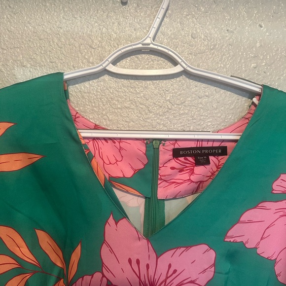 Boston Drawn Floral Tiered Maxi Dress Women’s Size 16 - Picture 5 of 16